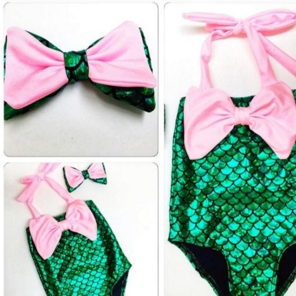 Mermaid One Piece Swimsuit - Picture 5 of 5